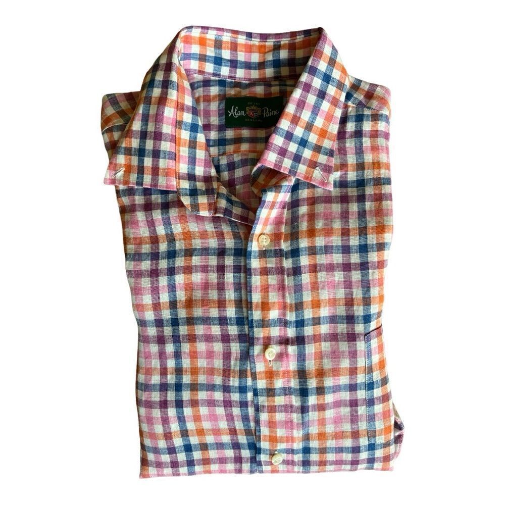 Alan Paine plaid top - Picture 7 of 8